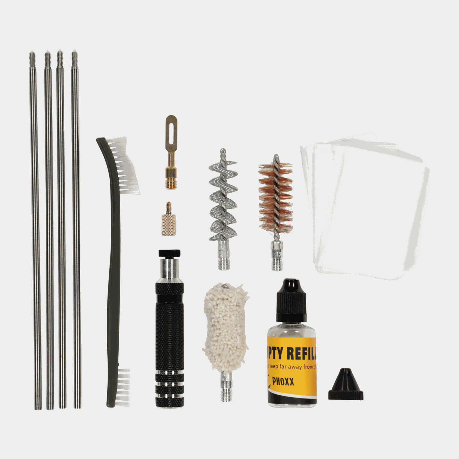 12G shotgun cleaning kit, haulikon puhdistussarja - full image 2