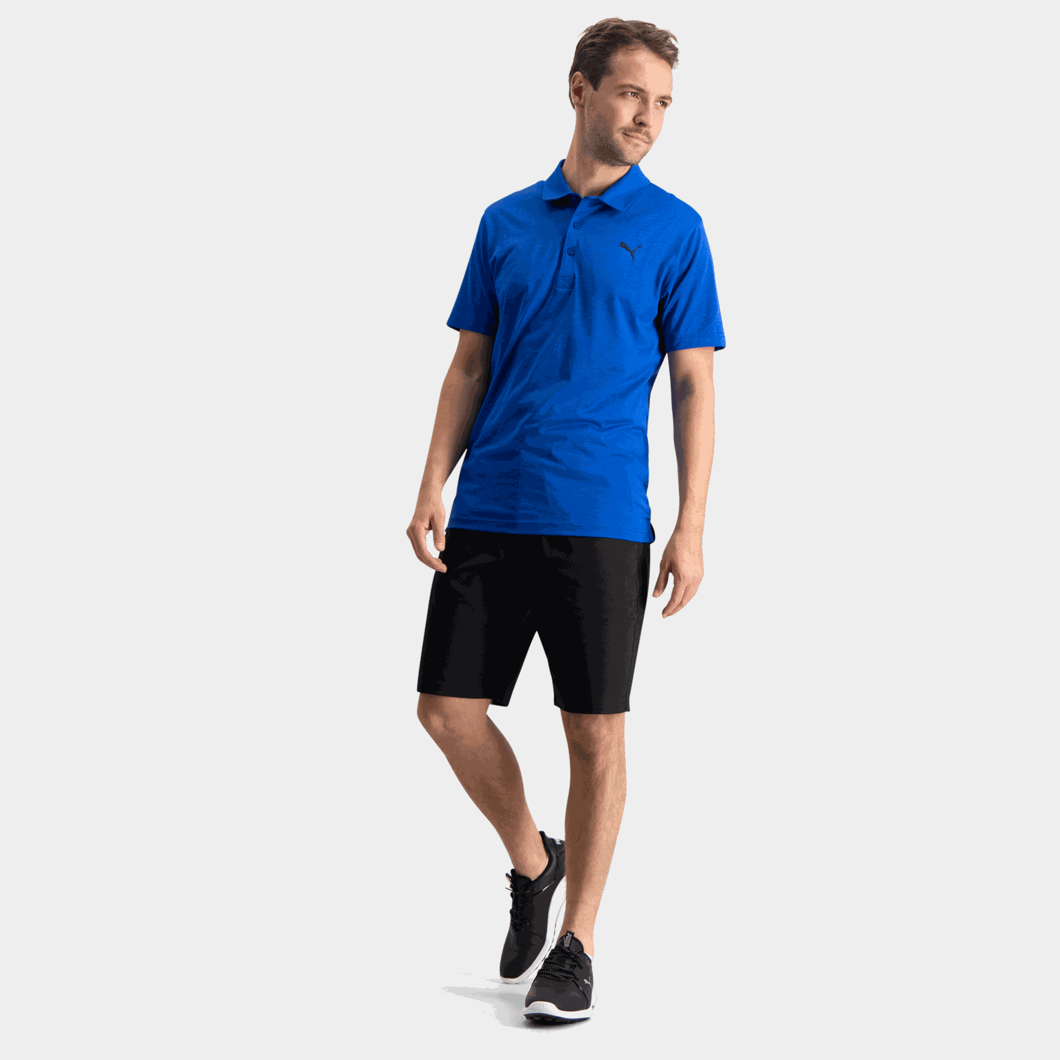 Icon Heather Polo 2.0, miesten pikeepaita - full image 3