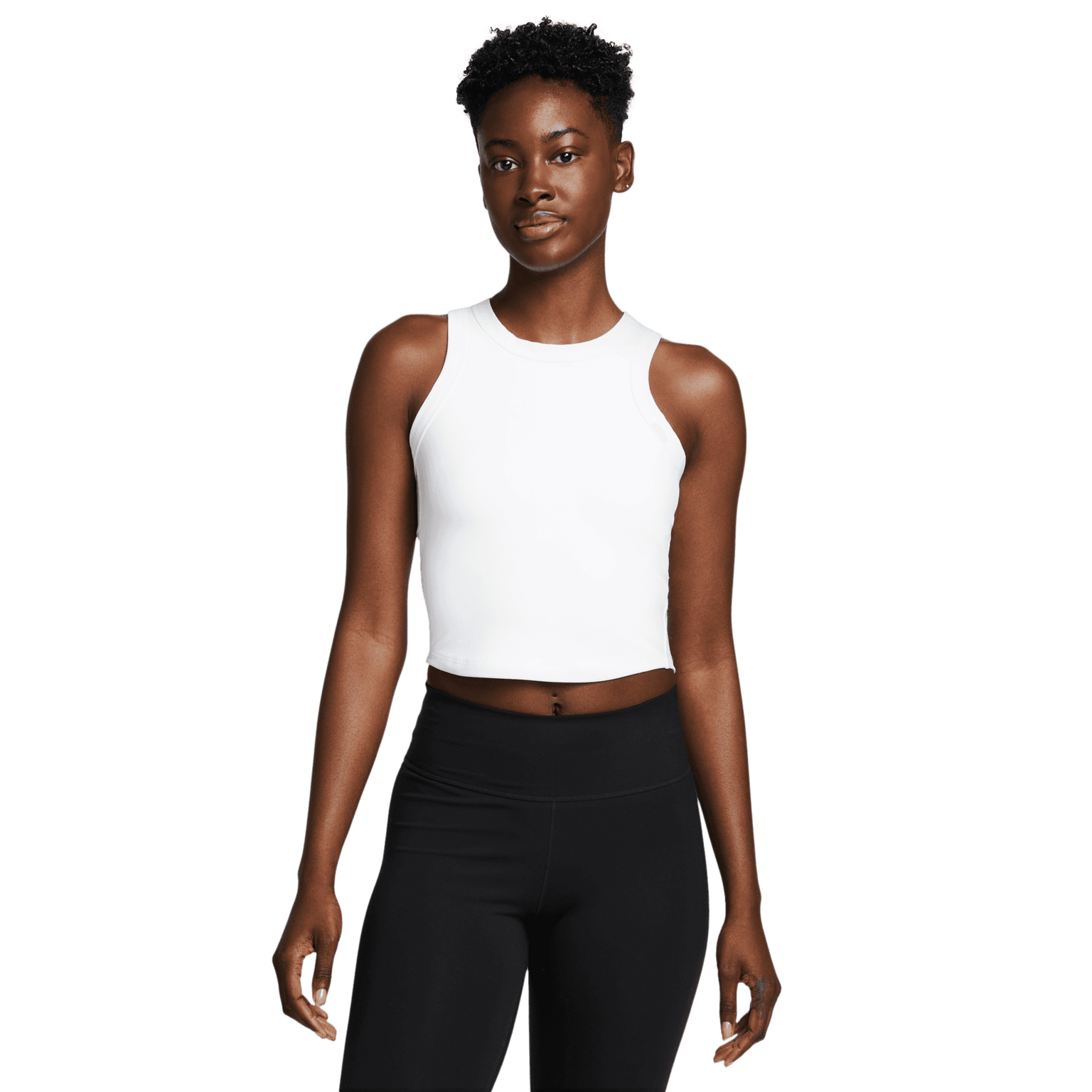Укороченная майка Nike One Fitted Dri-FIT, женский топ