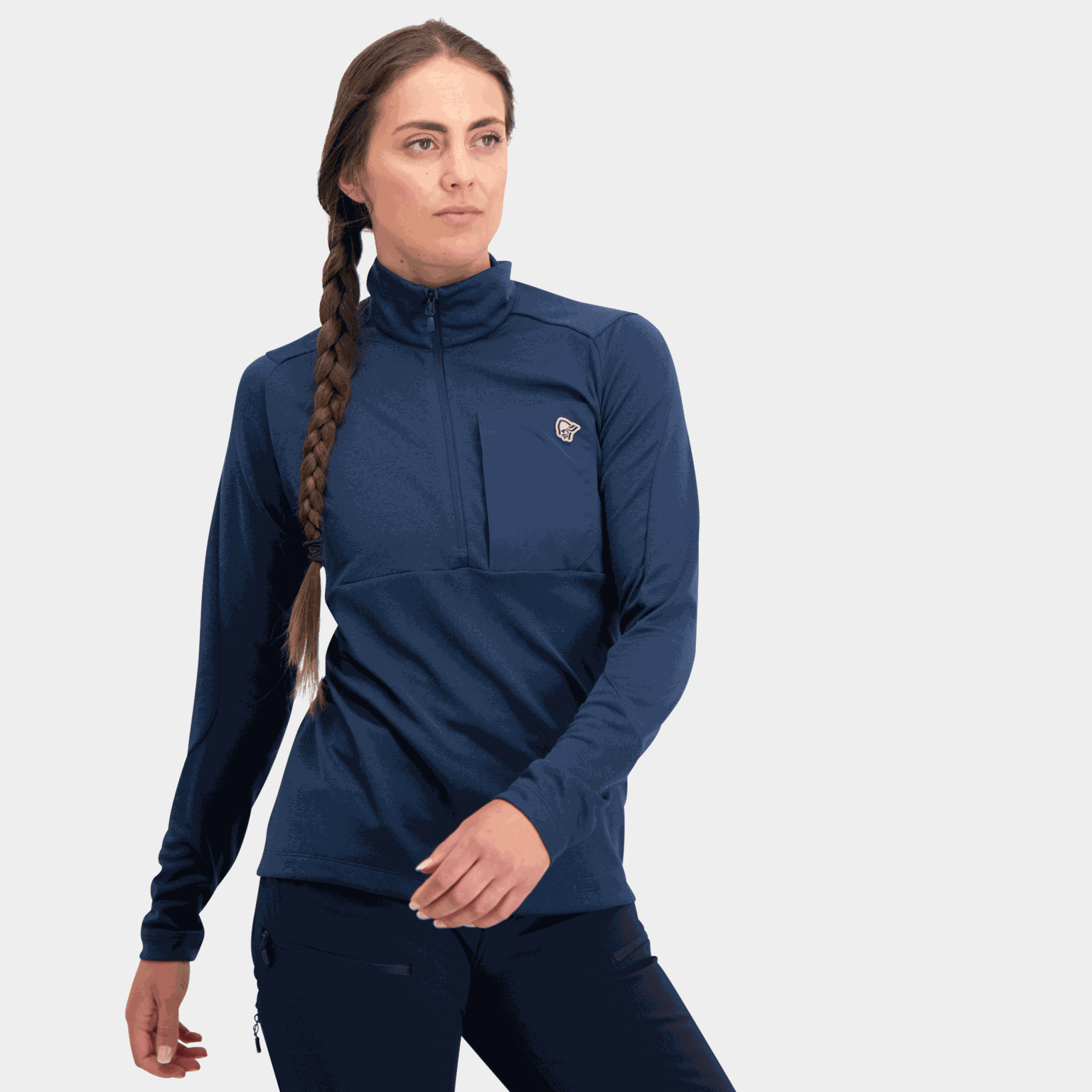 femund warm1 Half-Zip, naisten pusero - full image 1