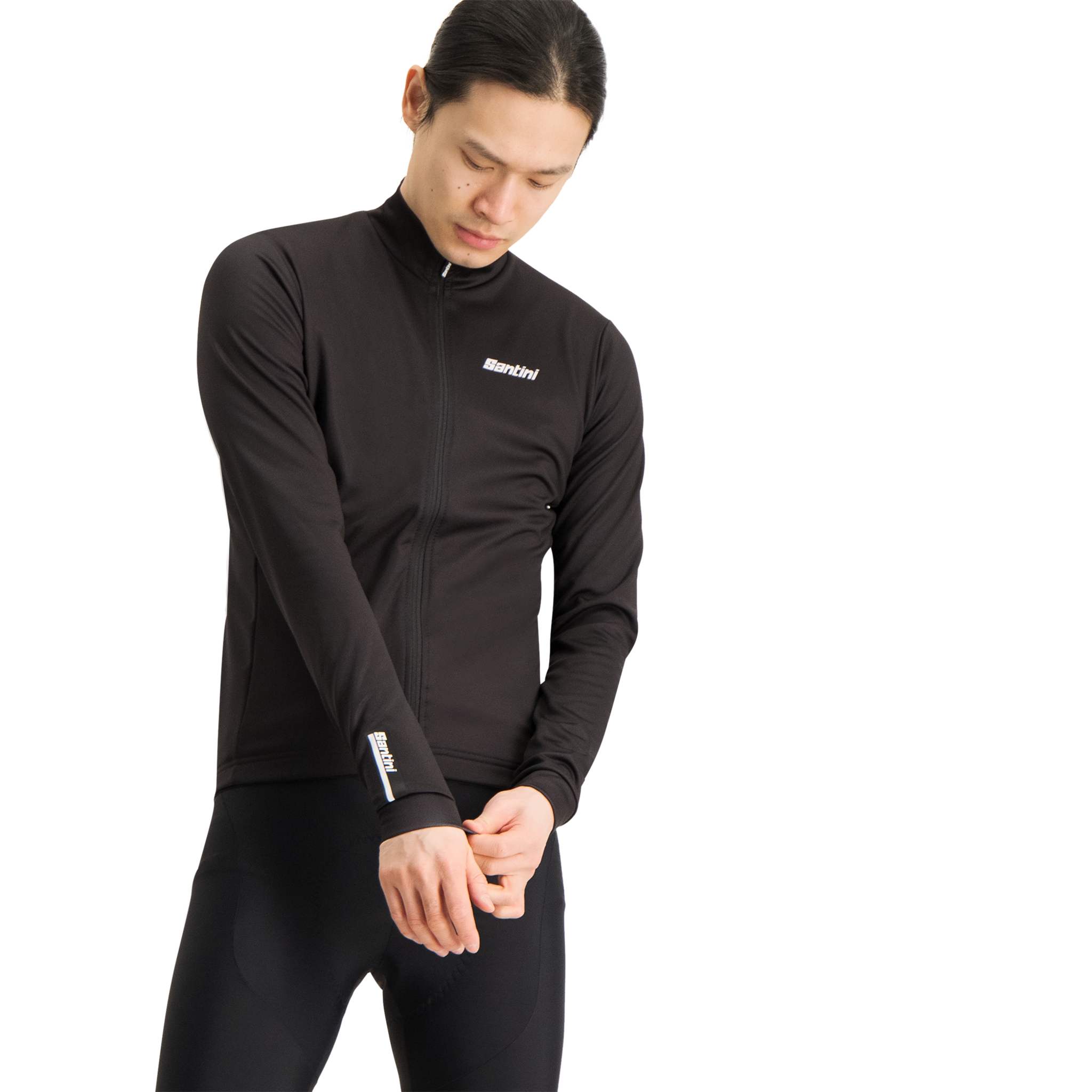 Велосипедный трикотаж Santini Colore LS Thermal Jersey 23