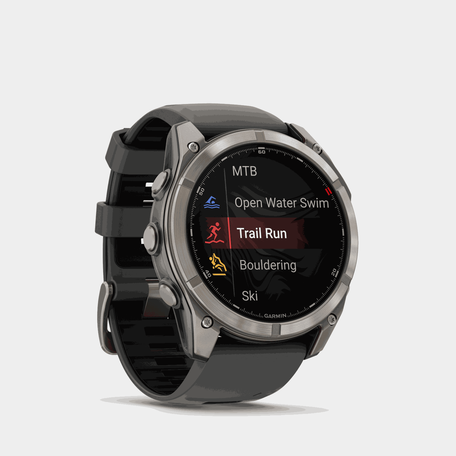 FENIX 8 Pro, LTE 51mm, Saph, Ti, Graphite, EMEA, multisport-kello, älykello - full image 3