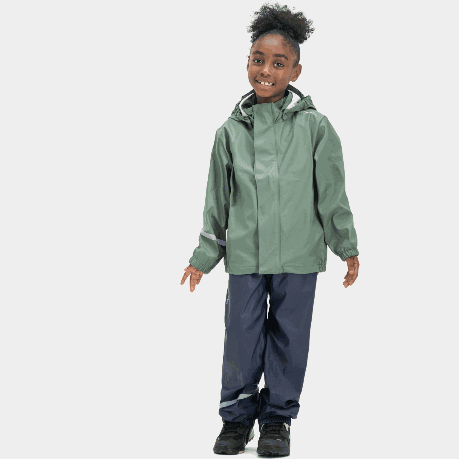 Kattegat Rain Jacket, lasten sadetakki - full image 4