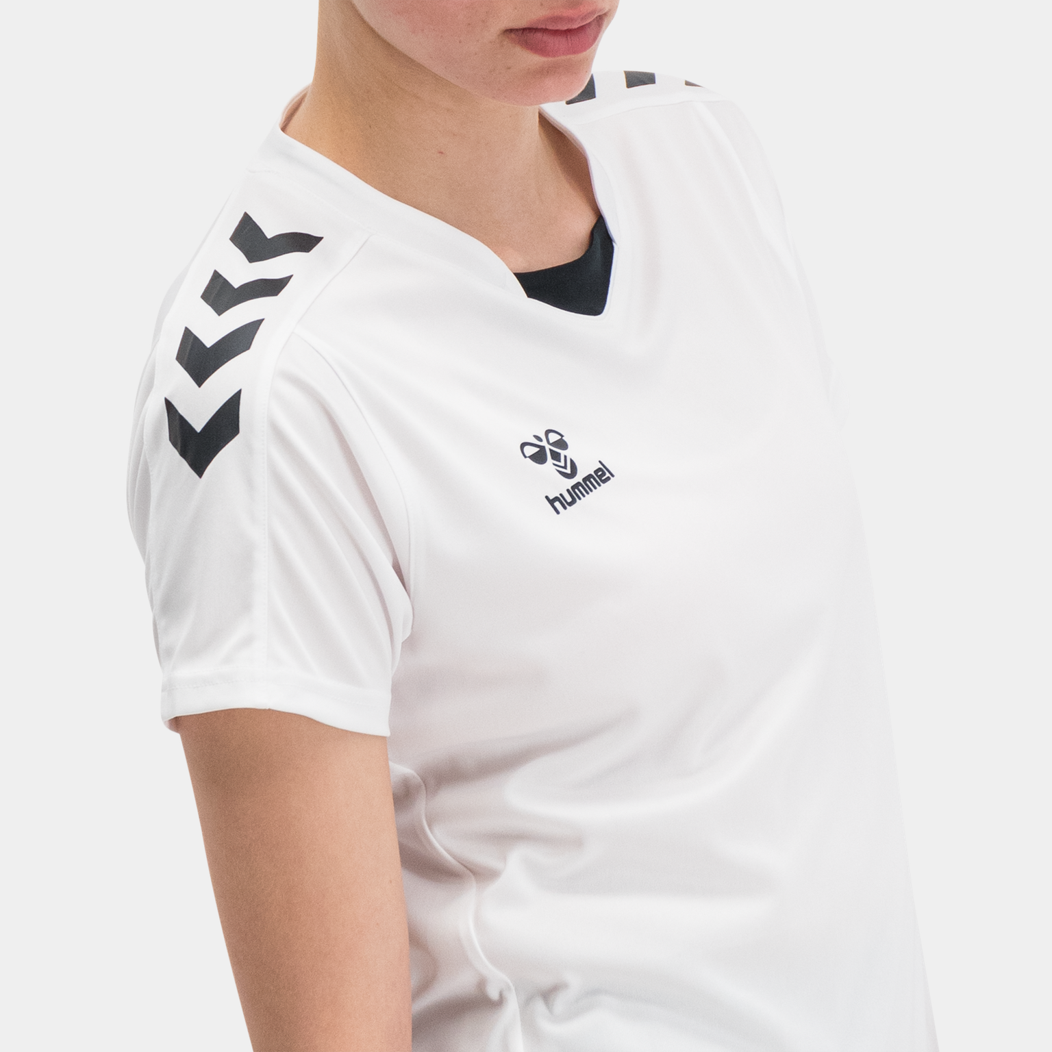 hmlCORE XK Poly Jersey Short Sleeve, harjoituspaita naisille - full image 3