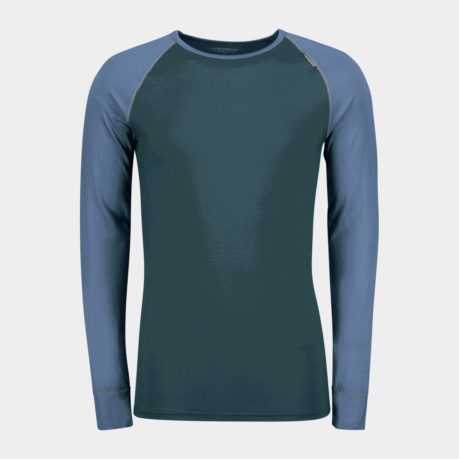 Falkenberg Bamboo Roundneck, miesten tekninen kerrastopaita - full image 1