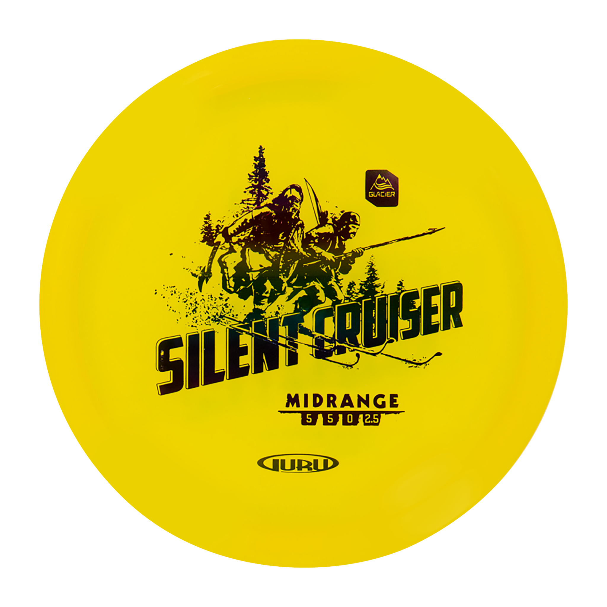 Guru Glacier Line Midrange Silent Cruiser, 170-175 г, шайба для фрисби-гольфа среднего класса