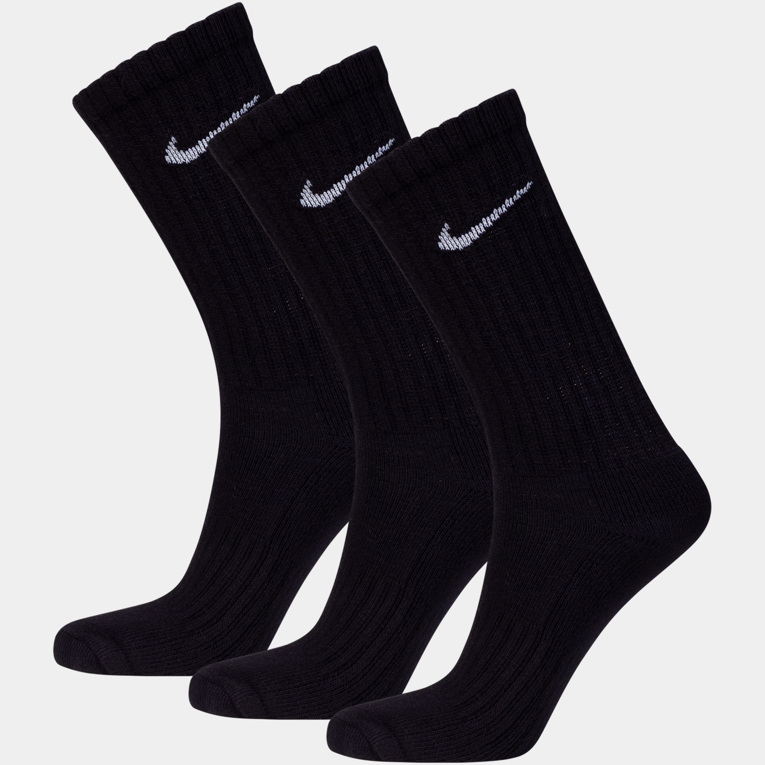 3PK Cushioned, pitkät treenisukat - full image 1
