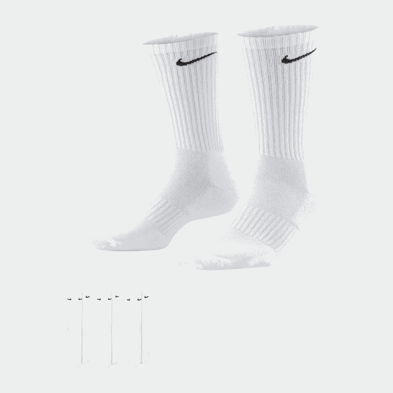 Everyday Cushioned Training Crew Socks, nuorten treenisukat - full image 1