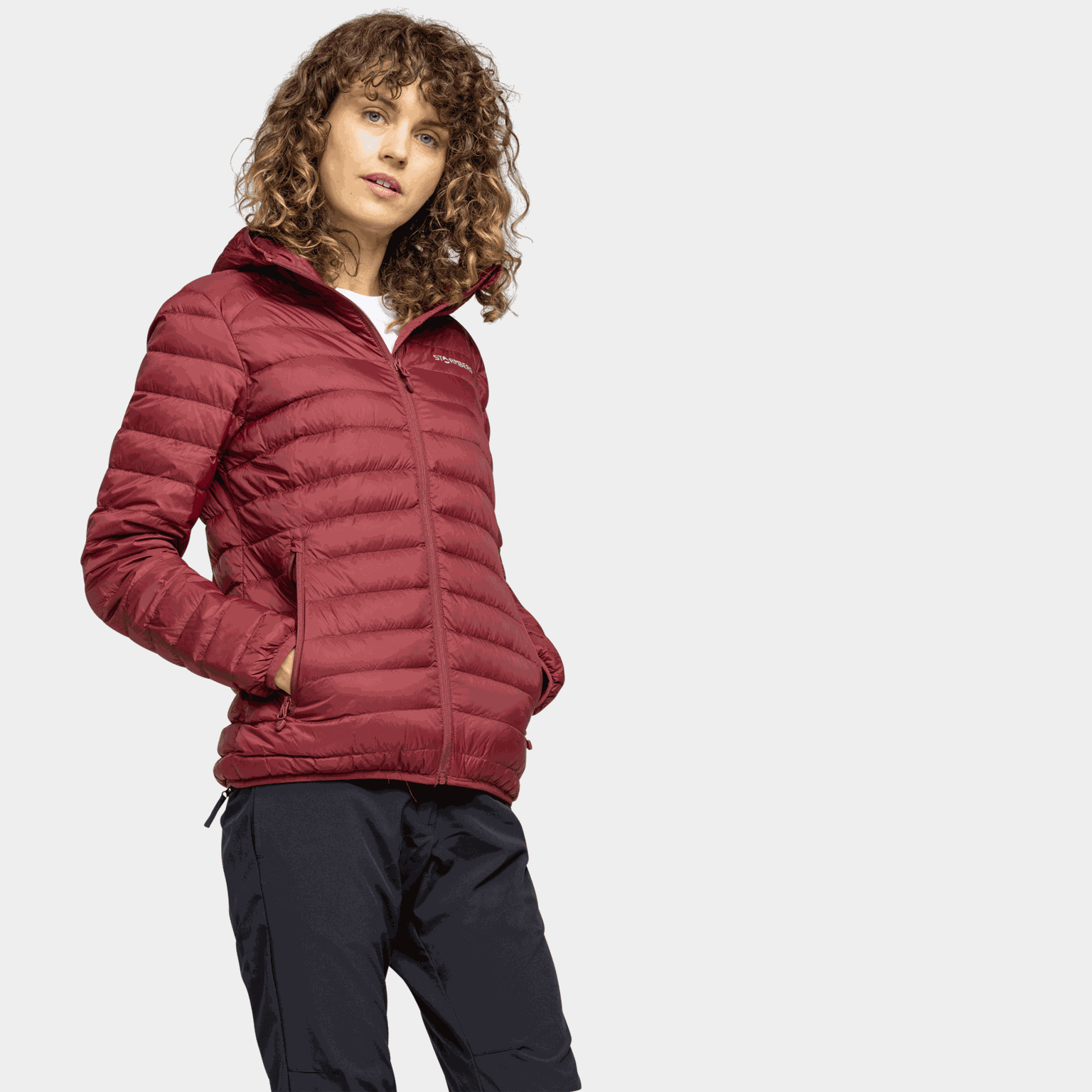 Stavfjell Down Hood Jacket, naisten untuvatakki - full image 1