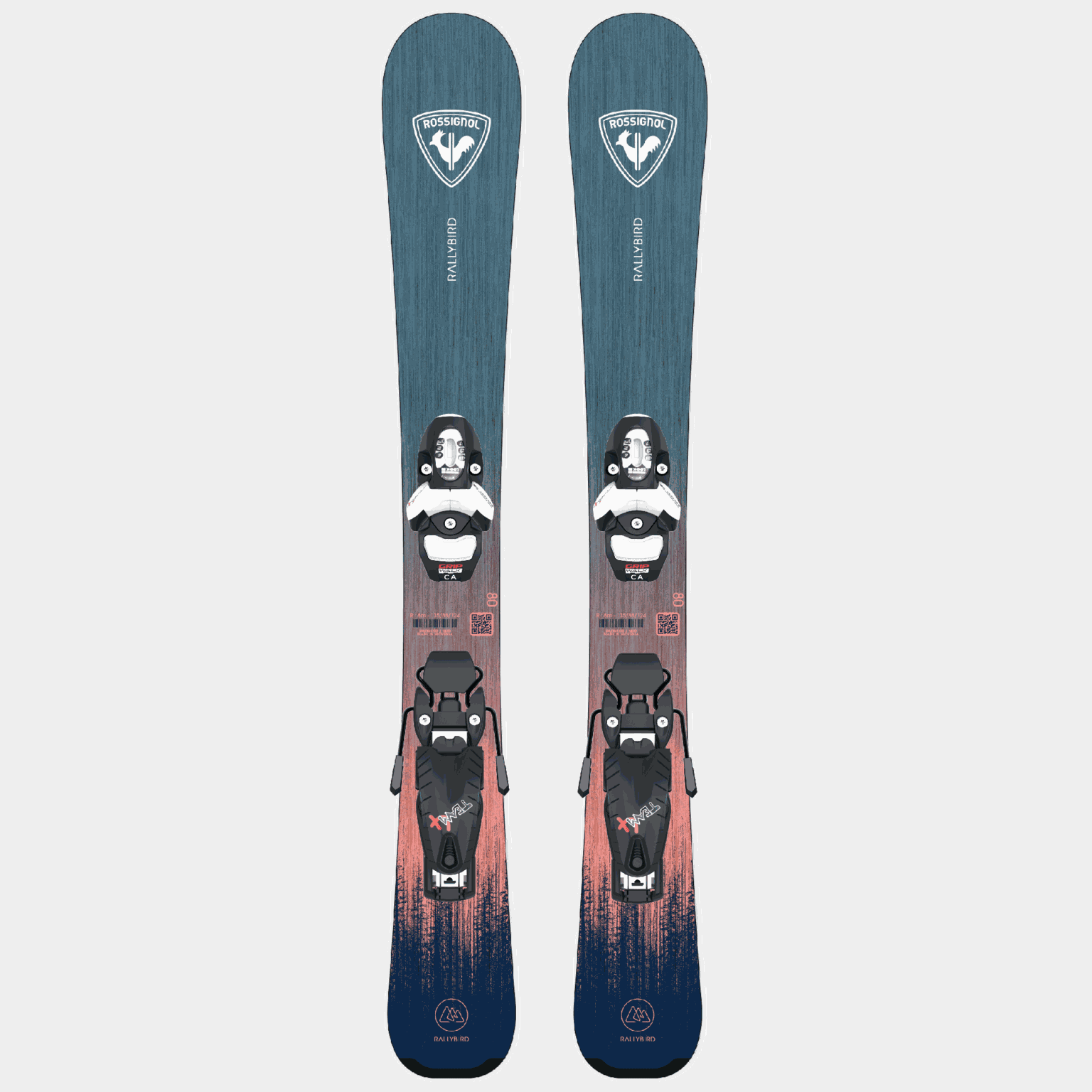 Alpine Skis RALLYBIRD KID + TEAM 4 GW B76, lasten laskettelusukset - full image 1