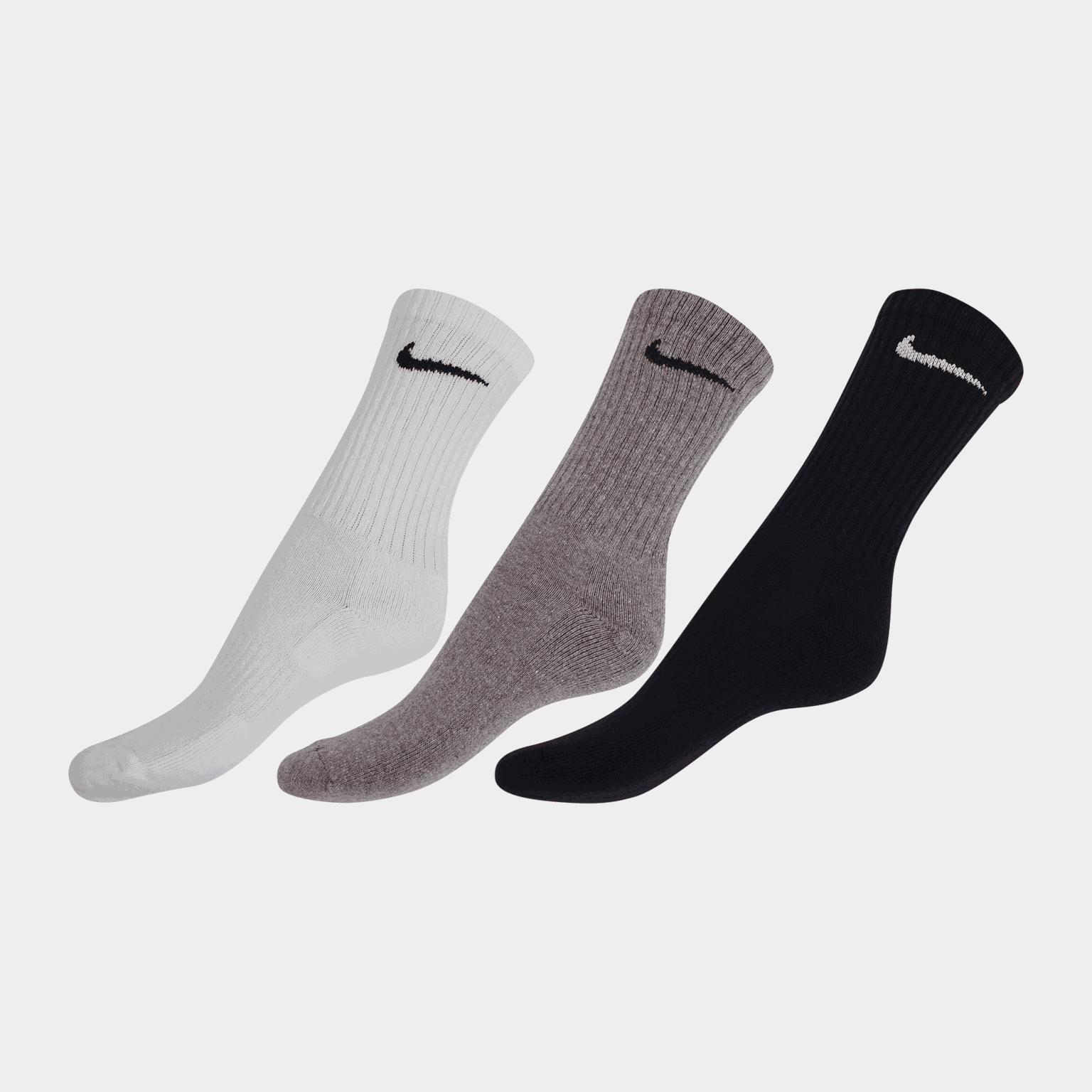 Everyday Cushioned Training Crew Socks, nuorten treenisukat - full image 1