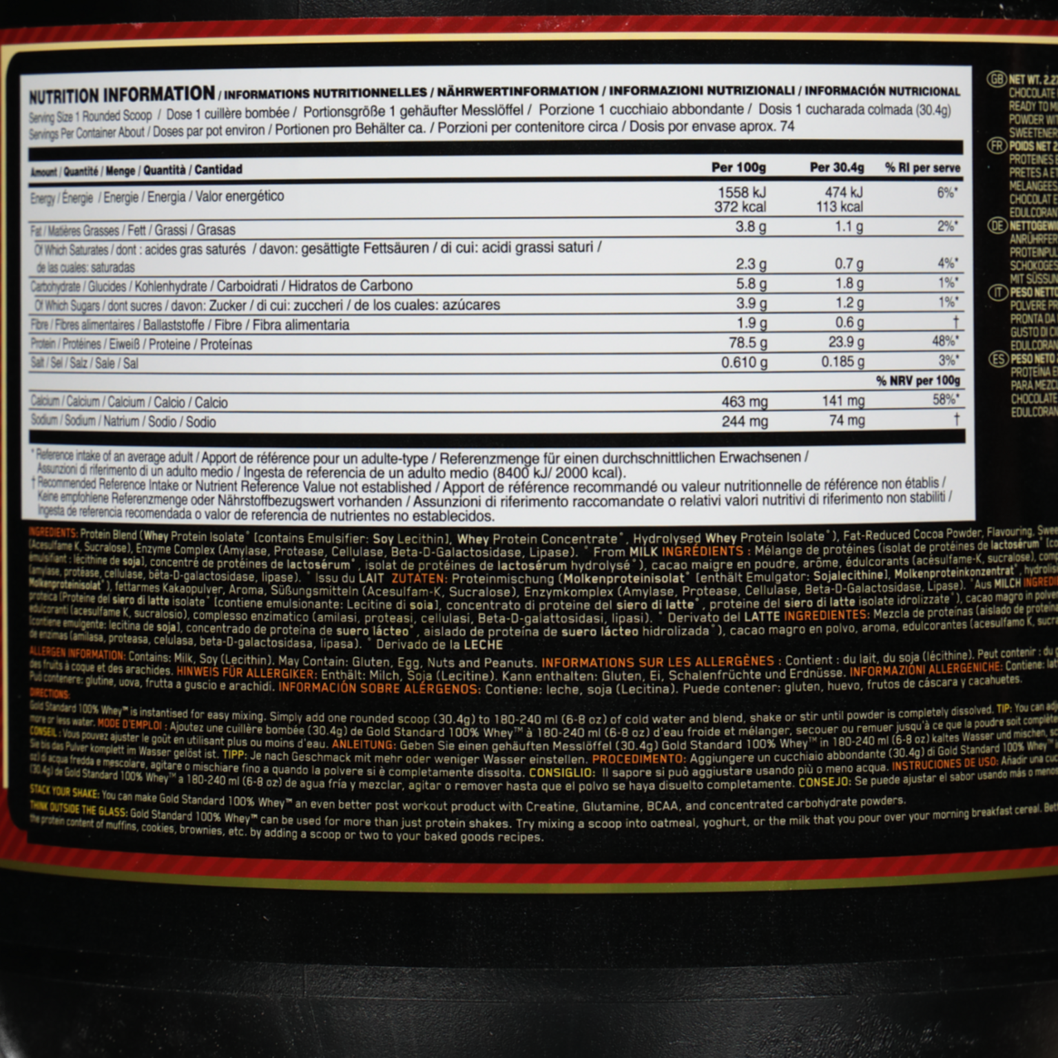 100 % Whey Gold Standard 2 270 g, proteiinijauhe - full image 2