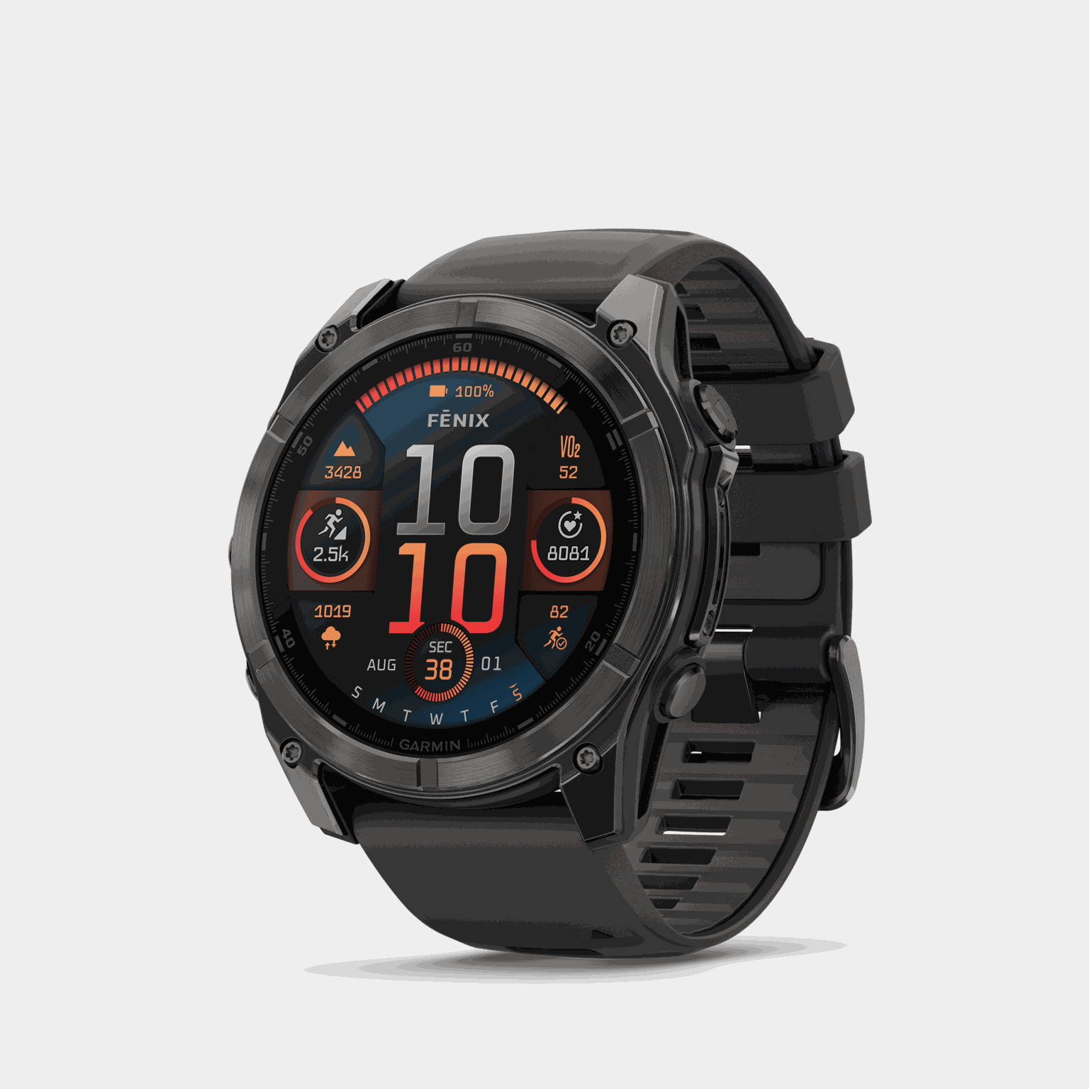 fenix 8 – 51mm, AMOLED, safiiri, titaani, älykello - full image 1