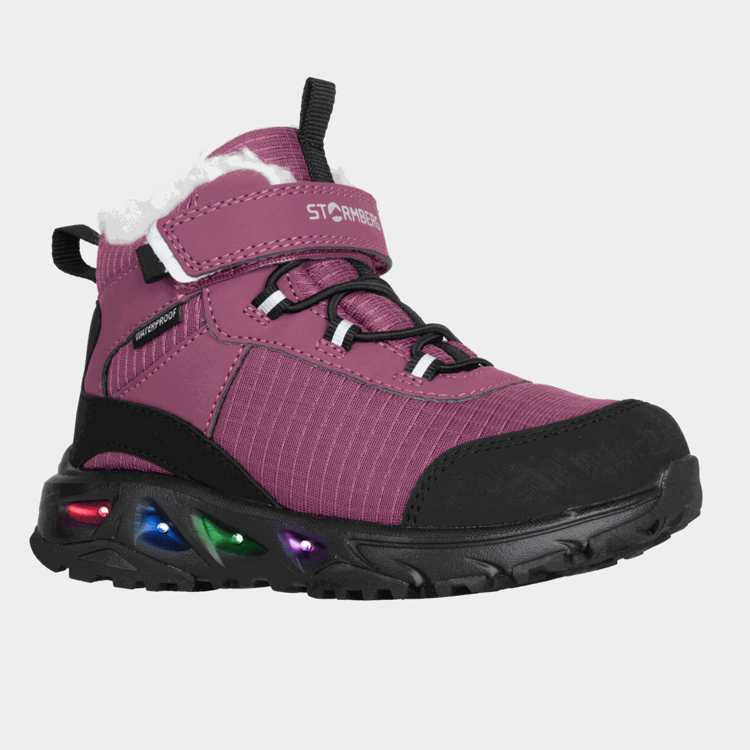 Jet Winterflash Wool Light-Up WP Mid Shoe, lasten talvikengät - full image 2