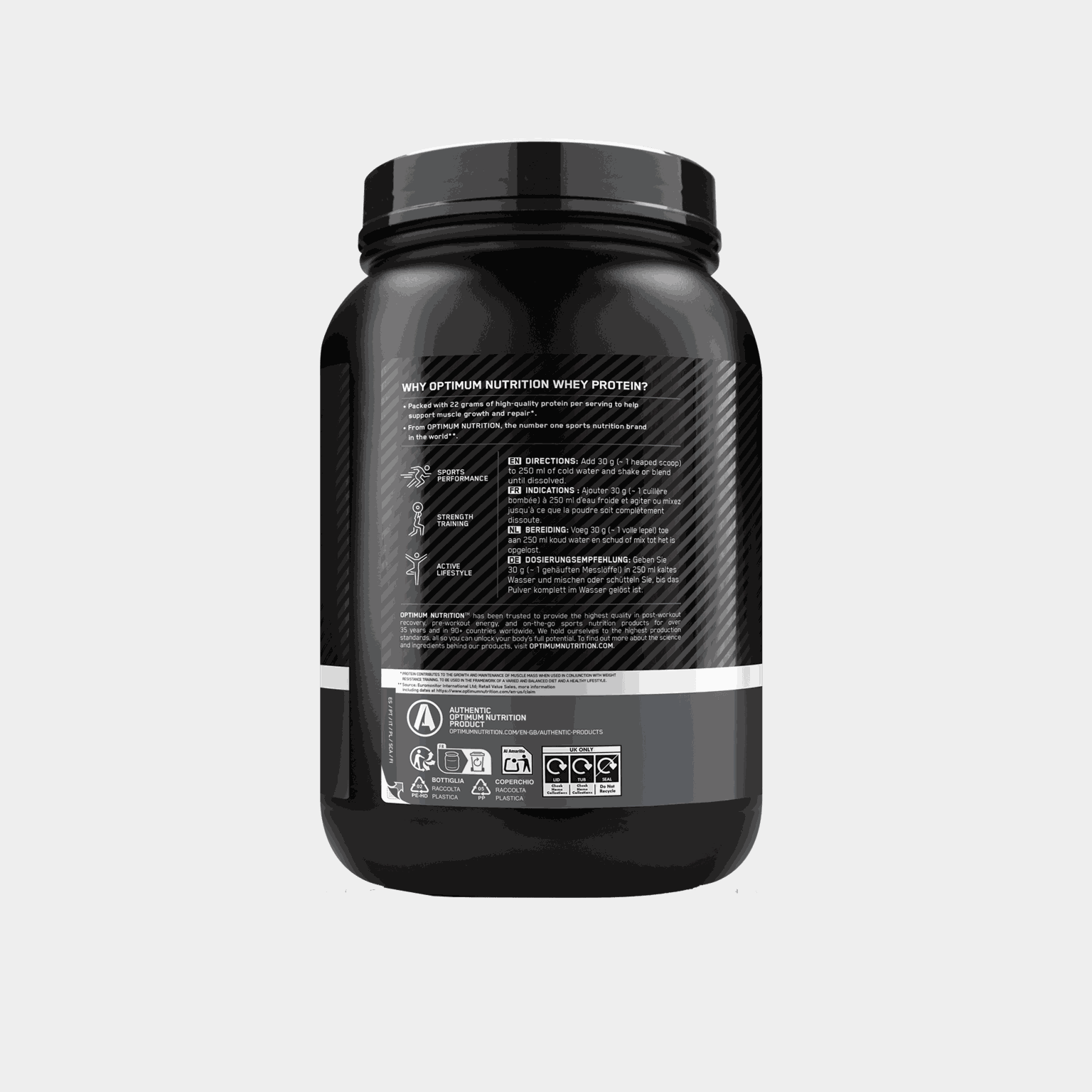 Whey Strawberry, proteiinijauhe - full image 3