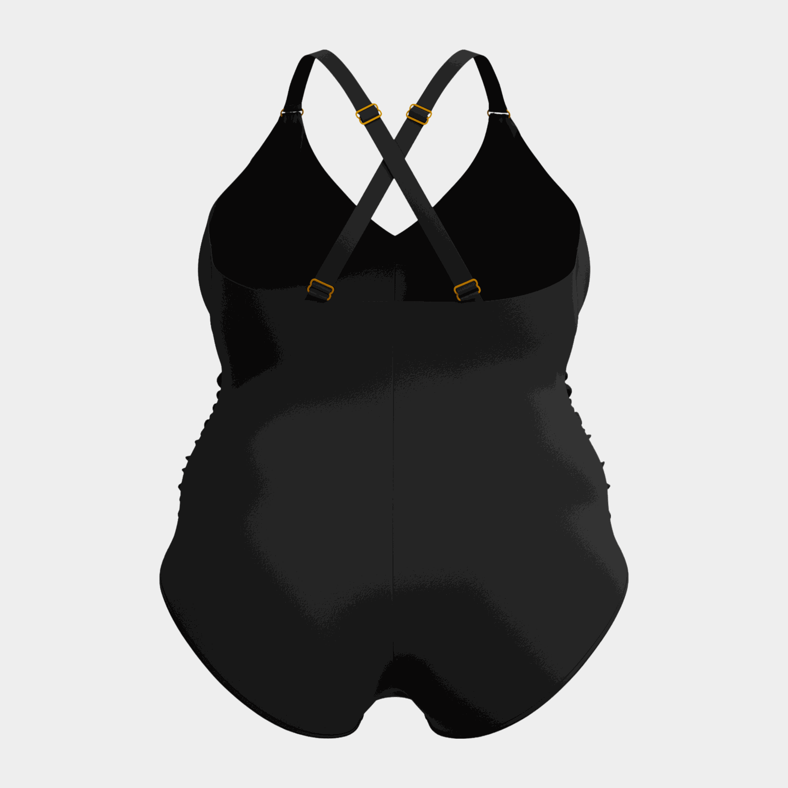 Womens Shaping V Neck 1 Piece (+), naisten uimapuku - full image 2
